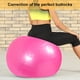 thumbnail image 3 of Pelota de ejercicios para el equilibrio, la estabilidad, el fitness, el yoga y el pilates en casa y en la oficina, 3 of 5