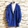 thumbnail image 2 of Abrigo clásico de lana para hombre, talla grande, cálido, de invierno, con una sola botonadura, largo, informal, ajustado, s202412241053, 2 of 3