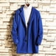 thumbnail image 2 of Abrigo clásico de lana para hombre, talla grande, cálido, de invierno, con una sola botonadura, largo, informal, ajustado, s202412241053, 2 of 3
