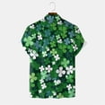 thumbnail image 6 of Casual Pullover for Men St. Patricks'S Day Short Sleeve 3D Printing Hawaii Mens New Clothing,GN2,XL, 6 of 6