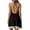 F-680Black, variant on ZHOGXU Summer Dresses For Women Sleeveless Halter Neck Color Block Backless Comfortable Loose Fit Dress For Casual Daily Wear,Red,M