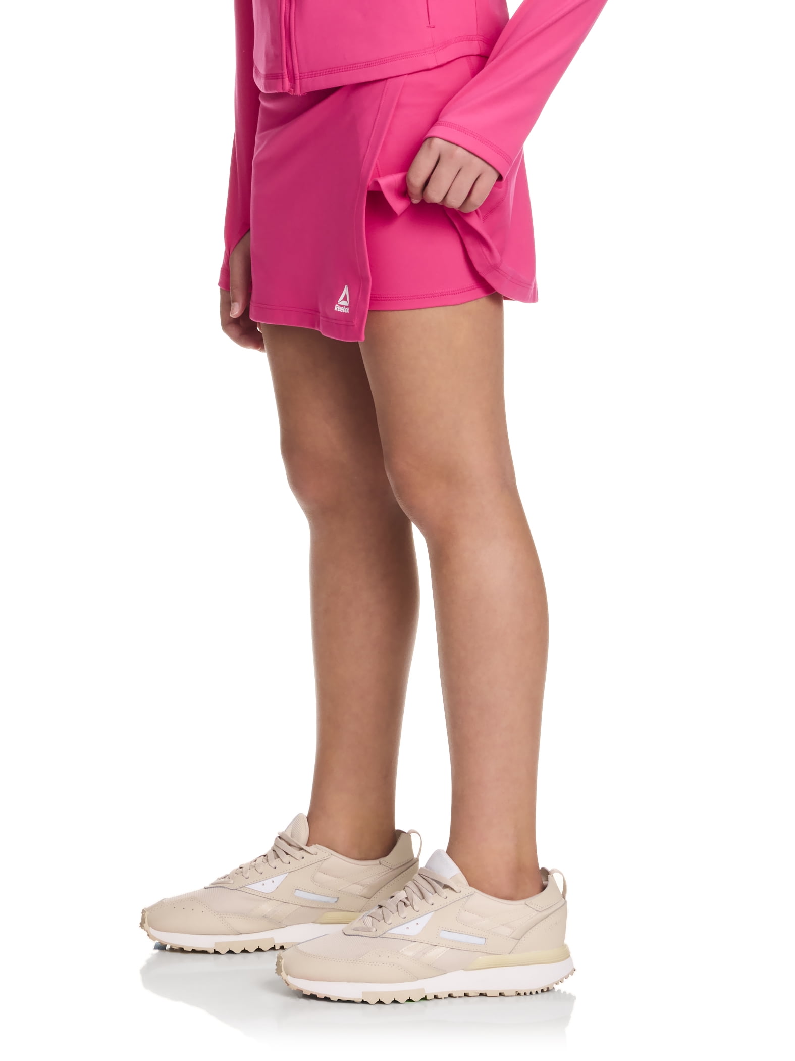 Reebok Girl's Performance Skort with Built-In Shorts, Sizes 4-18