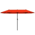 thumbnail image 1 of Costway 13 FT Large Patio Umbrella Outdoor Double-Sided Table Market Umbrella for Garden Orange, 1 of 10