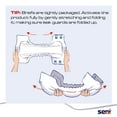 thumbnail image 4 of Seni Super Plus Adult Incontinence Brief XL Heavy Absorbency Breathable / Overnight, S-XL08-BP1, Heavy to Severe, 8 Ct, 4 of 10
