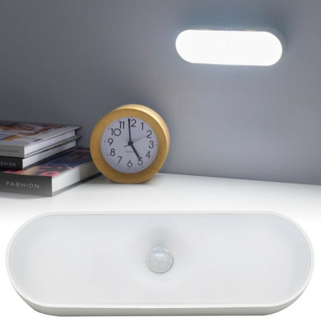 

Hands DIY Motion Sensor Night Light LED Wardrobe Lamp w/ 120° Beam Angle Human Body Induction Wall Light 50000h Lifespan Magnetic Stair Light for Hallway Bedroom