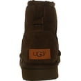 thumbnail image 3 of Ugg Women's Classic Mini II Leather Chocolate Ankle-High Suede Boot - 5 M, 3 of 3