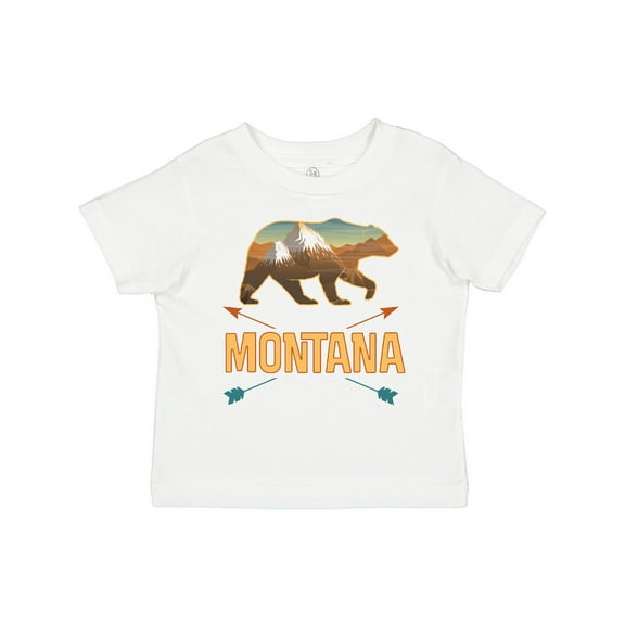 Inktastic Montana Vacation Bear Silhouette Boys or Girls Toddler T-Shirt