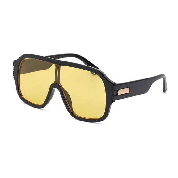 Fashion Sunglasses for Women Men, Trendy European and American Style Large Frame UV400 Protection PC Lens