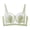 Green, variant on Women's Lace Bra Front Closure Bras Plunge See Through Mini Mesh Backless Gathered Back Sheer Underwire (2XL, Black)