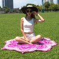 thumbnail image 4 of Indian Mandala  Roundie Beach Throw Tapestry Hippy Boho Gypsy Beach Towel, 4 of 11