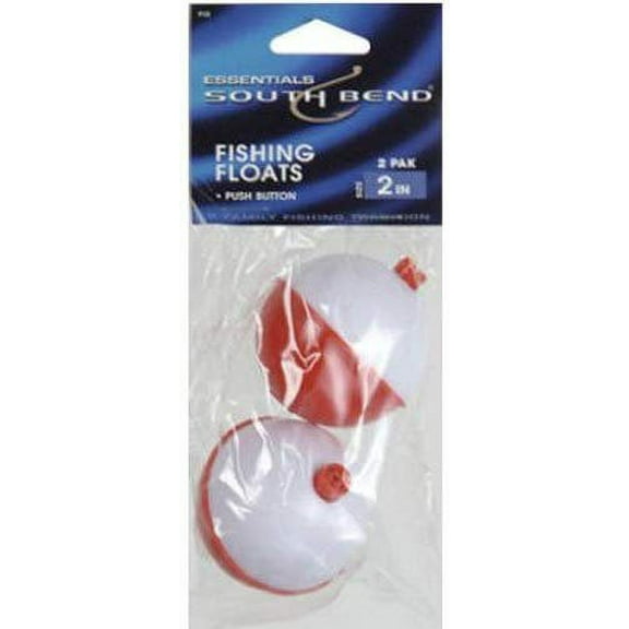 South Bend F12 2" Red White Floats 2Pk