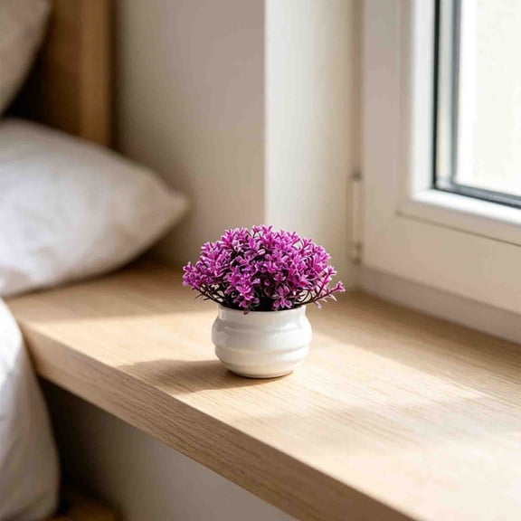 Artificial Plants Simulation Potted Green Plant Home Office Decoration Faux Plant Tabletop Decor Living Room Hotel Shelf Window Sill Accent Display Interior Decoration