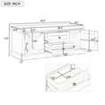 thumbnail image 6 of UBesGoo Contemporary Storage Bench Entryway Shoe Bench with Removable Cushion 2 Drawers and 2 Cabinets for Hallway Living Room Bedroom Home Office, Espresso, 6 of 11