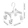 thumbnail image 3 of shyuyusa Multi-clip Trouser Hanger, Non-slip Adjustable Design, Wardrobe Space Saving Storage Rack for Pants, Skirts and Daily Garments, 3 of 6