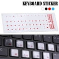 thumbnail image 5 of Russian Keyboard Stickers - Waterproof and Dustproof for Notebook and Universal Keyboards, PVC Material, 5 of 6