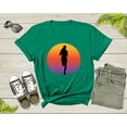thumbnail image 5 of Running Woman Silhouette Runner Athlete Marathon Sprinter T-Shirt Runner Running Lover Gift T Shirt for Men Women Kids Boys Girls Tshirt, 5 of 8