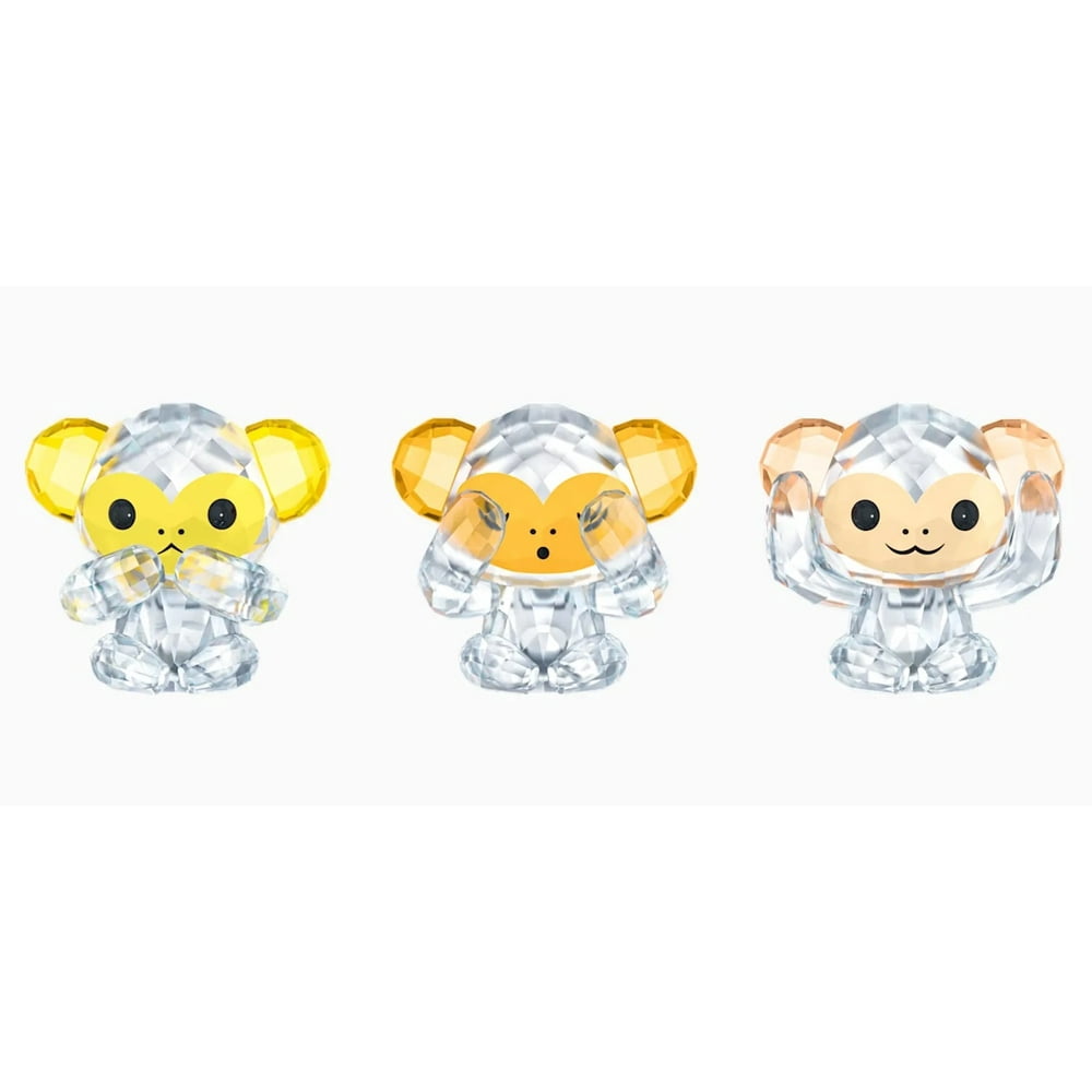 swarovski three wise monkeys