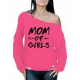 thumbnail image 1 of Awkward Styles Women's Mom of Girls Mothering Graphic Off Shoulder Tops Oversized Sweatshirt Black Arrow New Mom Mother's Day, 1 of 4