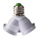 thumbnail image 2 of E27 1 to 2 E27 LED Light Lamp Bulb Adapter Converter Split Splitter Base Socket, 2 of 5