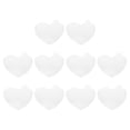 thumbnail image 1 of Hojas de Lienzo de Malla de Plástico, 10 Piezas 2.96" Blank de Bordado de Aguja Cruz, Forma de Corazón, 1 of 5