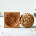 thumbnail image 5 of Shortbread Shortbread Biscuits Wood Carved Cookie Mold 10x10x2cm for Making Desserts and Soaps, 5 of 8