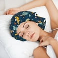 thumbnail image 6 of Yiaed Space Sleeping Panda Print Satin Bonnet Silk Bonnet Hair Bonnet for Sleeping Hair Bonnets, 6 of 6
