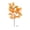 Orange, variant on 2pcs Artificial Maple Leaf Bouquets, Realistic Fall Leaf Sprays, Lovely Tabletop Ornaments, Practical Decor and Photography Props for Halloween and Thanksgiving Holiday Use, Orange