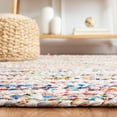 thumbnail image 4 of SAFAVIEH Cape Cod Miah Geometric Area Rug, Beige/Multi, 9' x 12' Oval, 4 of 8