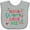 AC-Heather Grey, variant on Inktastic Nana and Poppy Love Me Boys or Girls Baby Bib
