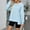 Sky Blue, variant on Tittly Long Sleeve Shirts for Women, Crewneck Sweatshirt, Women'S Training Sweatshirts, Sweatshirts for Teen Girls, Athletic Sweatshirts for Women Black L