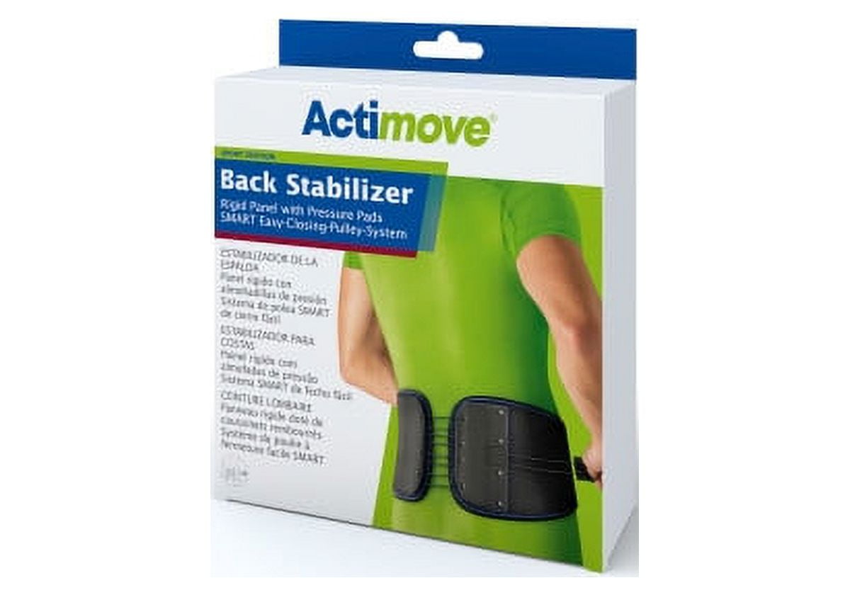 Actimove Back Stabilizer Rigid Panel with Pressure Pads, 2X-Large/3X-Large (45″ - 49″)