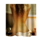 thumbnail image 1 of Cortina de ducha de tela extra larga para baño con 12 ganchos, resistente al agua, con estampado de personas Sexy lady, 1 of 6