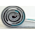 thumbnail image 5 of Planet Rugs Abstract Art Rug 5'3''x7'6'' Turquoise Blue, 5 of 12