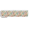 thumbnail image 2 of Ambesonne Owls Fabric by the Yard Upholstery, Cheerful Cartoon Native, 2 Yards, Multicolor, 2 of 4