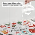 thumbnail image 5 of XMXT Microfiber Drying Mat, Christmas Elements Illustration Absorbent Dish Drying Mats for Kitchen Dishes Rack Pad, 16 x 18 inches, 5 of 9