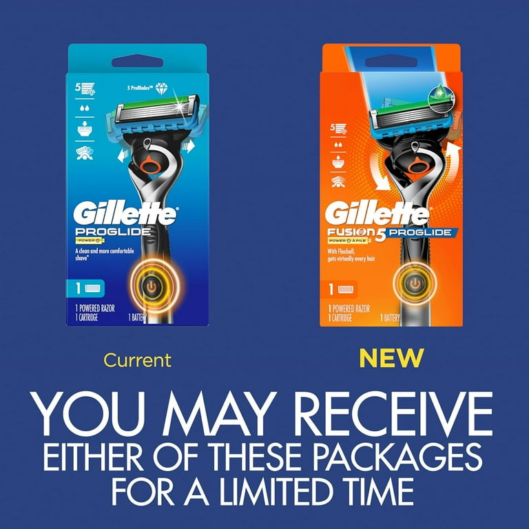 Gillette Fusion 5 Proglide Power Men's Razor with 1 Cartridge, 1