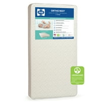 Sealy Ortho Rest Premium 2-Stage 150 Coil Baby Crib Mattress/Toddler Mattress, Gray
