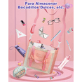 thumbnail image 4 of Mochila Escolar Viaje Bolsa Impermeable Mochilas Reforzada 2 En 1 ROSA, 4 of 5