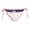 #0052-White, variant on Pounoo Women's Bikini Bottoms Hot Dog Print Tie Side Swim Bottoms Summer Poolside Lightweight Soft Fabric Swimwear Gift