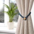 thumbnail image 6 of Evideco French Home Goods Jade Blue Curtain Tiebacks 2 Count, 6 of 8