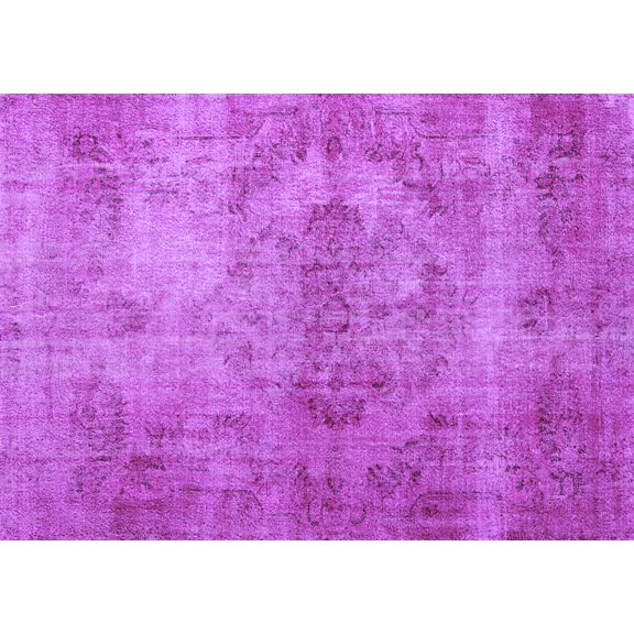 Ahgly Company Indoor Rectangle Persian Purple Bohemian Area Rugs, 5' x 7'