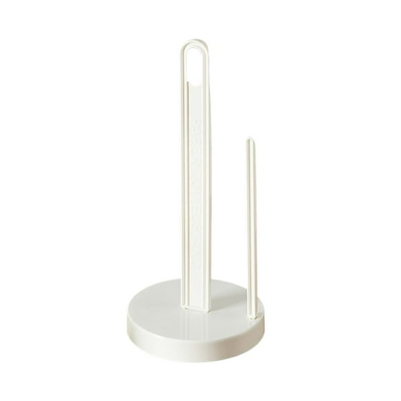 Paper Towel Holders Countertop--Handed Tear Roll Paper Towel Holder Stand, Kitchen Paper Towel Holder, Standing Paper Towel Dispenser White