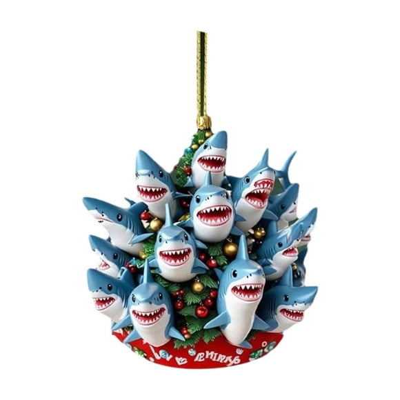 Adorno apilado de árbol de Navidad en acrílico | Decoración con colgante plano | Decoración festiva colgante y caprichosa | Acrílico duradero | Multicolor llamativo | Etiqueta de 1 pieza incluida