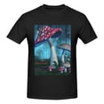 thumbnail image 4 of Bingfone Fantasy Mushrooms Men'S Loose Fit Short-Sleeve Pocket T-Shirt, 4 of 7