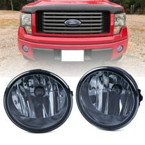 PIT66 Fog Lights, Fit for 06-10 Ford F-150 /06-08 Lincoln Mark LT Left/Right Bumper Driving Fog Lamps with Bulb Smoky Lens