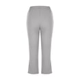 thumbnail image 7 of HongQid Women Capris High Waist Yoga Pants - Hollow Out Comfy Stretchy Seamless Leggings Workout Compression Capri Pants, 7 of 7
