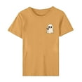 thumbnail image 6 of Jsaierl Halloween Shirts Women Funny Pumpkin Ghost Graphic Tees Going Out Crewneck T-shirt Short Sleeve Holiday Blouse Tops Halloween Gifts, 6 of 9