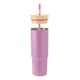 thumbnail image 3 of C07000 TERMO DE ACERO INOXIDABLE CON POPOTE 710ML ROSA OSCURO MARCA OWALA, 3 of 4