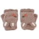 thumbnail image 3 of Guantes calefactores USB, guantes de ordenador elásticos y cálidos de doble cara para tejer sin dedos, para escribir a máquina, color caqui, 3 of 14