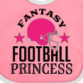 thumbnail image 4 of Inktastic Fantasy Football Princess Girls Baby Bib, 4 of 4